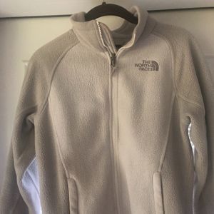 North Face women's fleece zip jacket